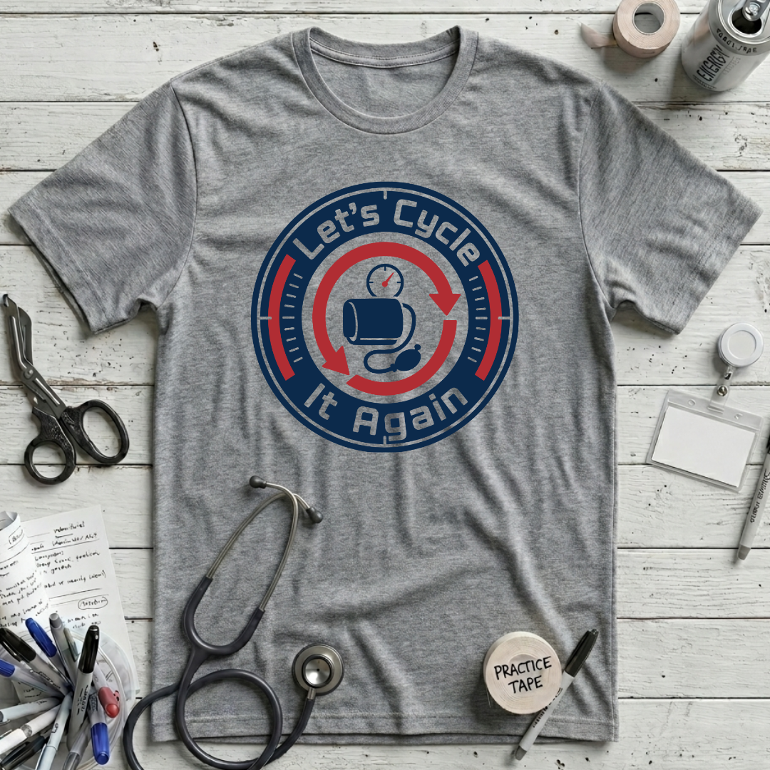 Cycle It Again T-Shirt - Athletic Heather