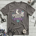 Graveyard Shift Guild T-Shirt - Dark Grey Heather