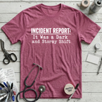 Dark Stormy Shift T-Shirt - Berry