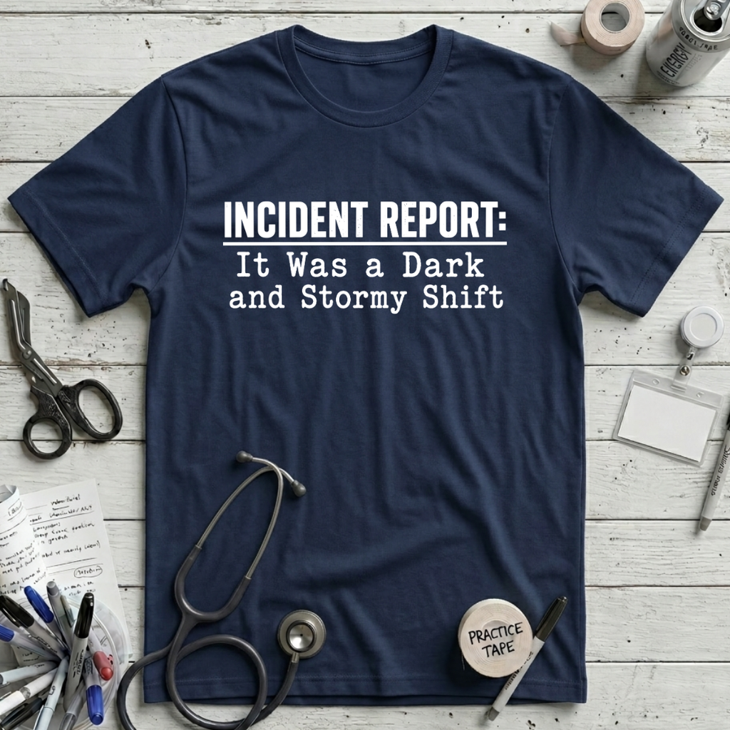 Dark Stormy Shift T-Shirt - Navy