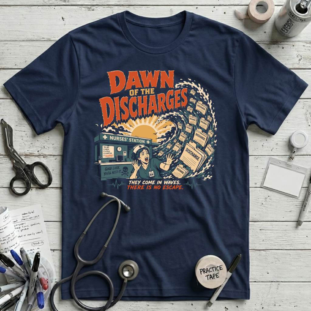 Dawn of Discharges T-Shirt - Navy