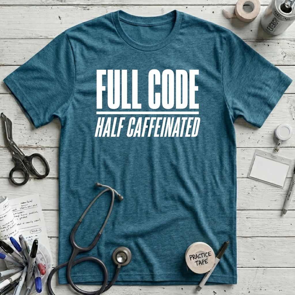 Half Caffeinated - Deep Teal