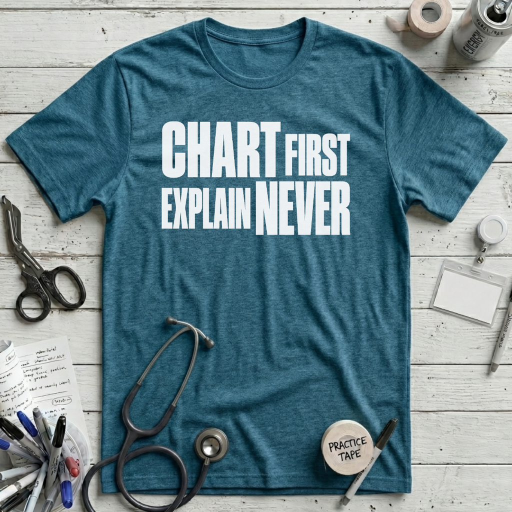 Explain Later T-Shirt - Deep Teal