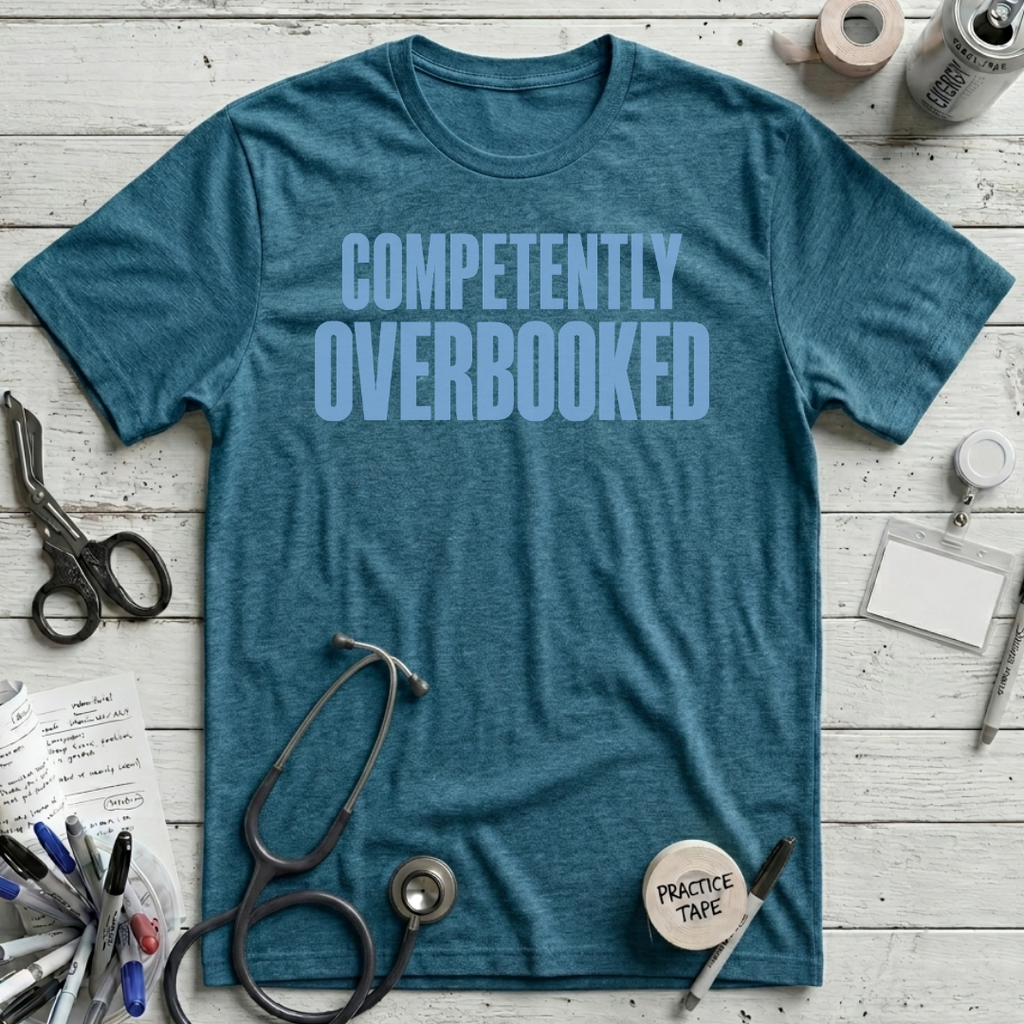 Overbooked T-Shirt - Deep Teal