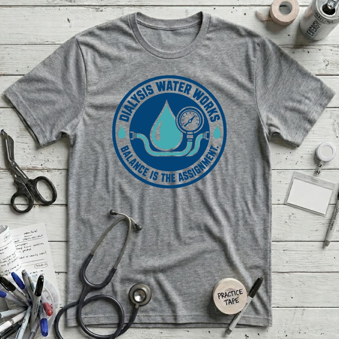 Dialysis Water Works T-Shirt - Athletic Heather