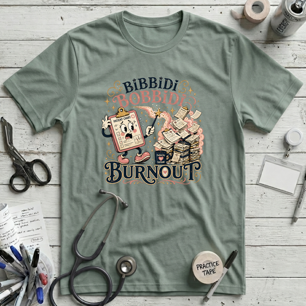 Bibbidi Bobbidi Burnout - Dusty Blue