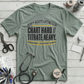 Chart Hard T-Shirt - Dusty Blue
