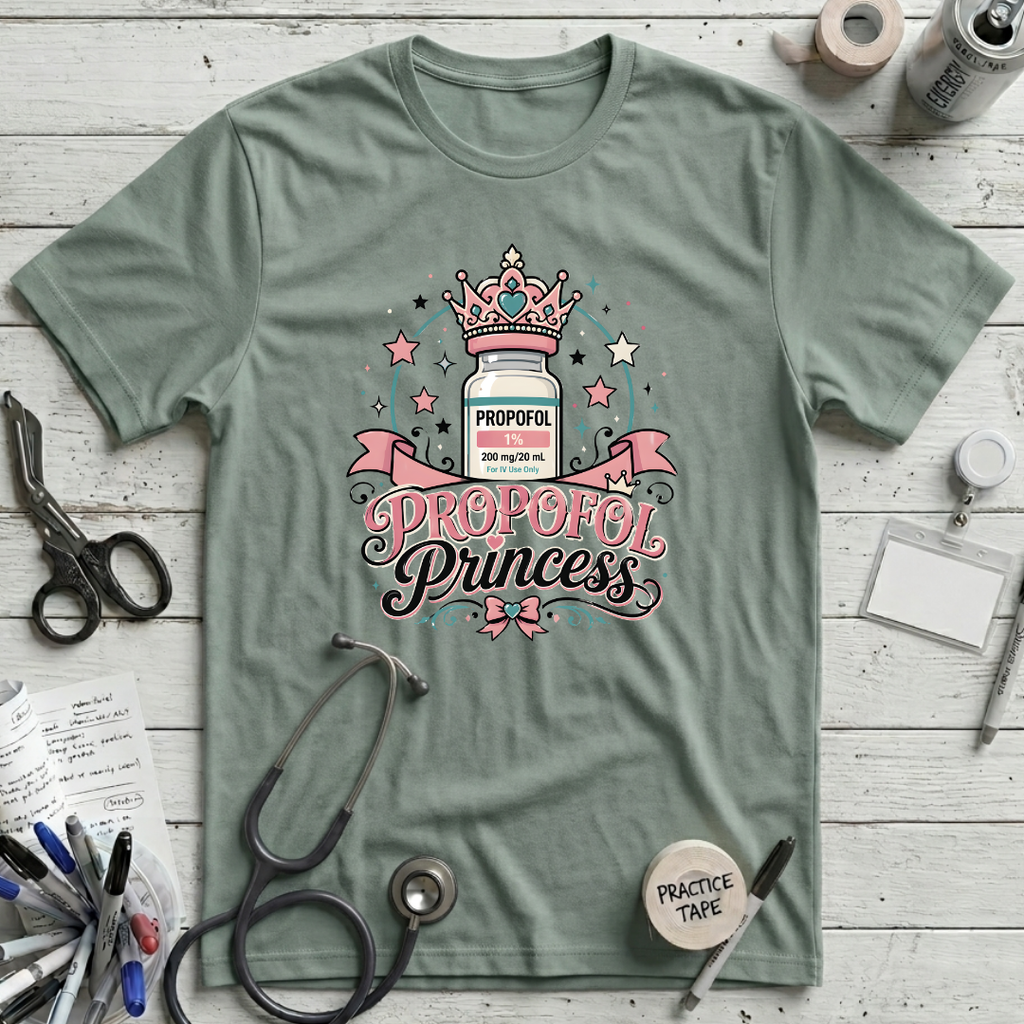 Propofol Princess - Dusty Blue