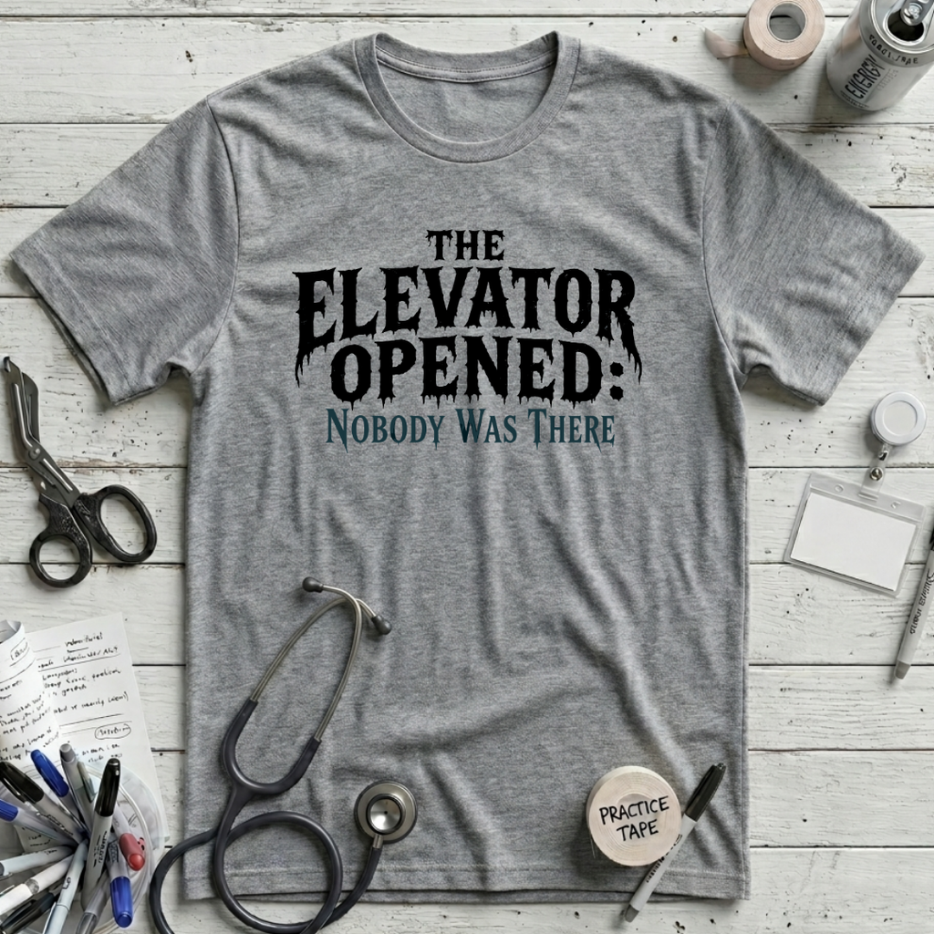 Elevator Opened T-Shirt - Athletic Heather