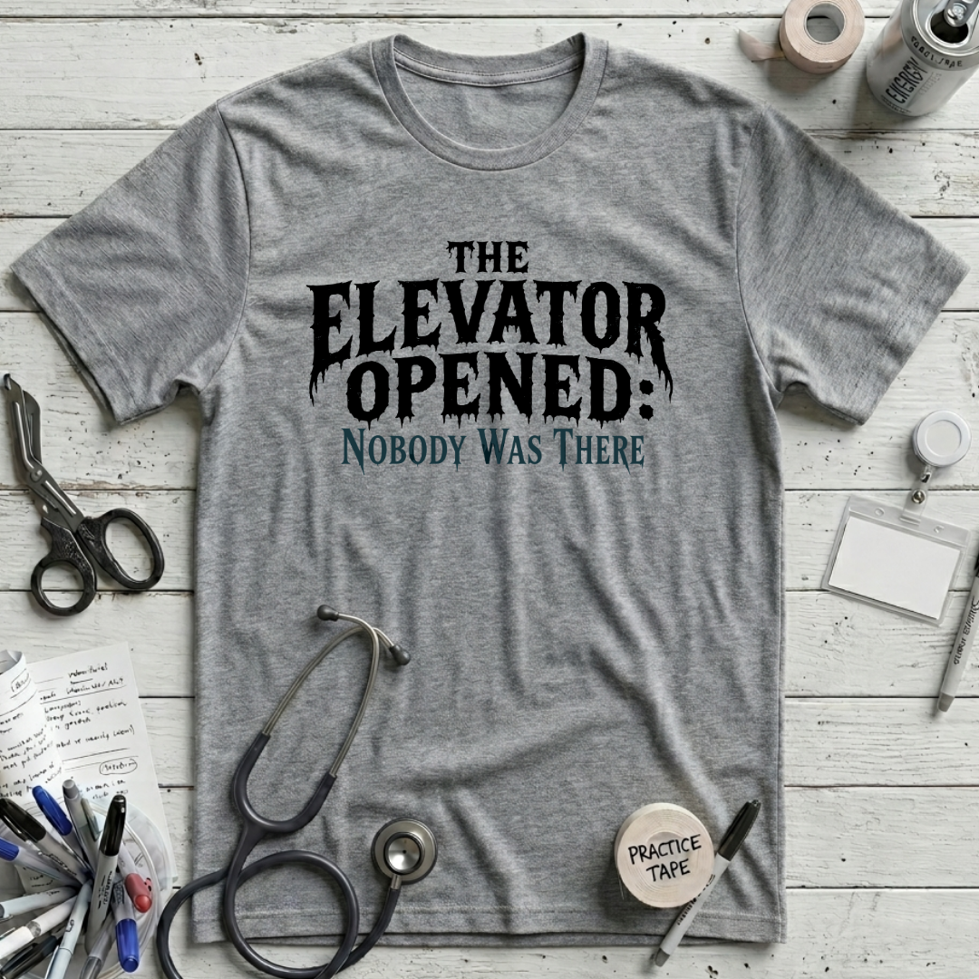 Elevator Opened T-Shirt - Athletic Heather