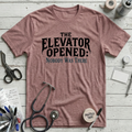Elevator Opened T-Shirt - Heather Mauve