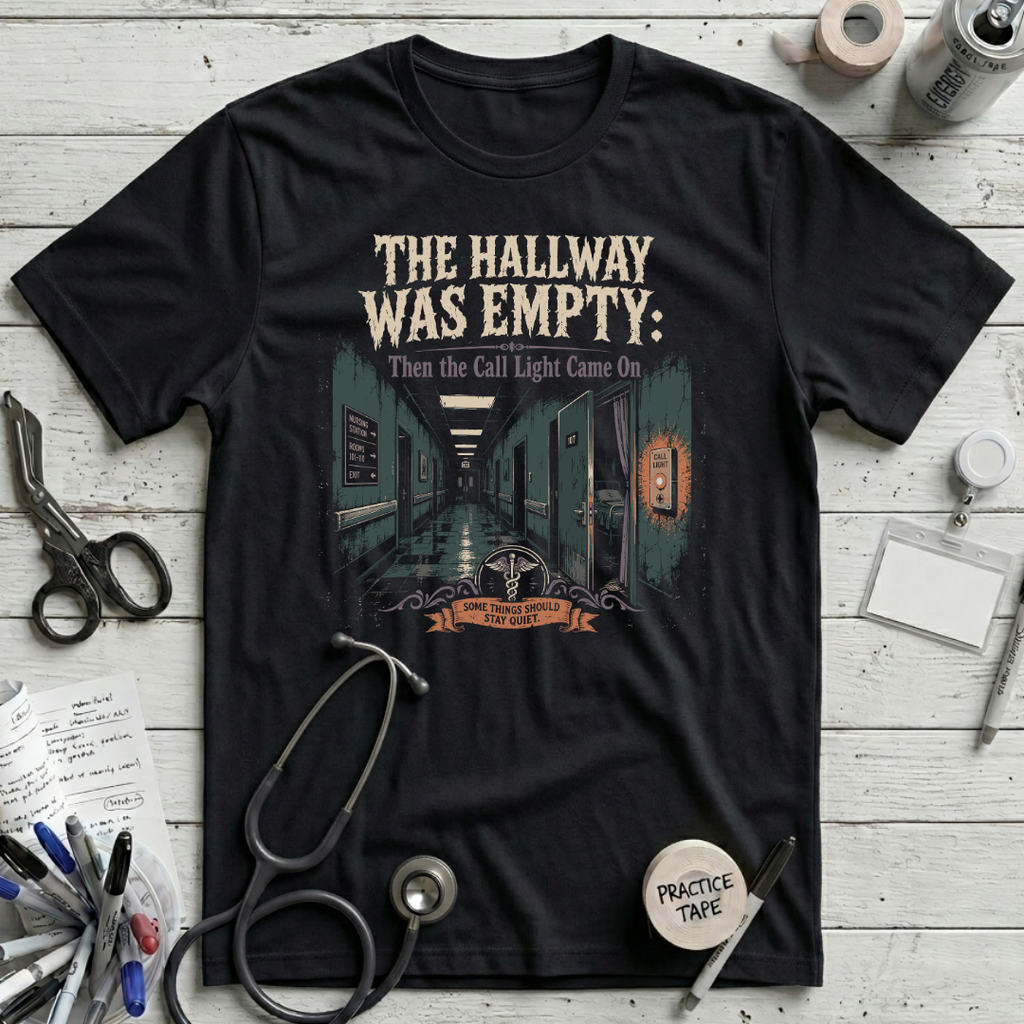 Empty Hallway T-Shirt - Black