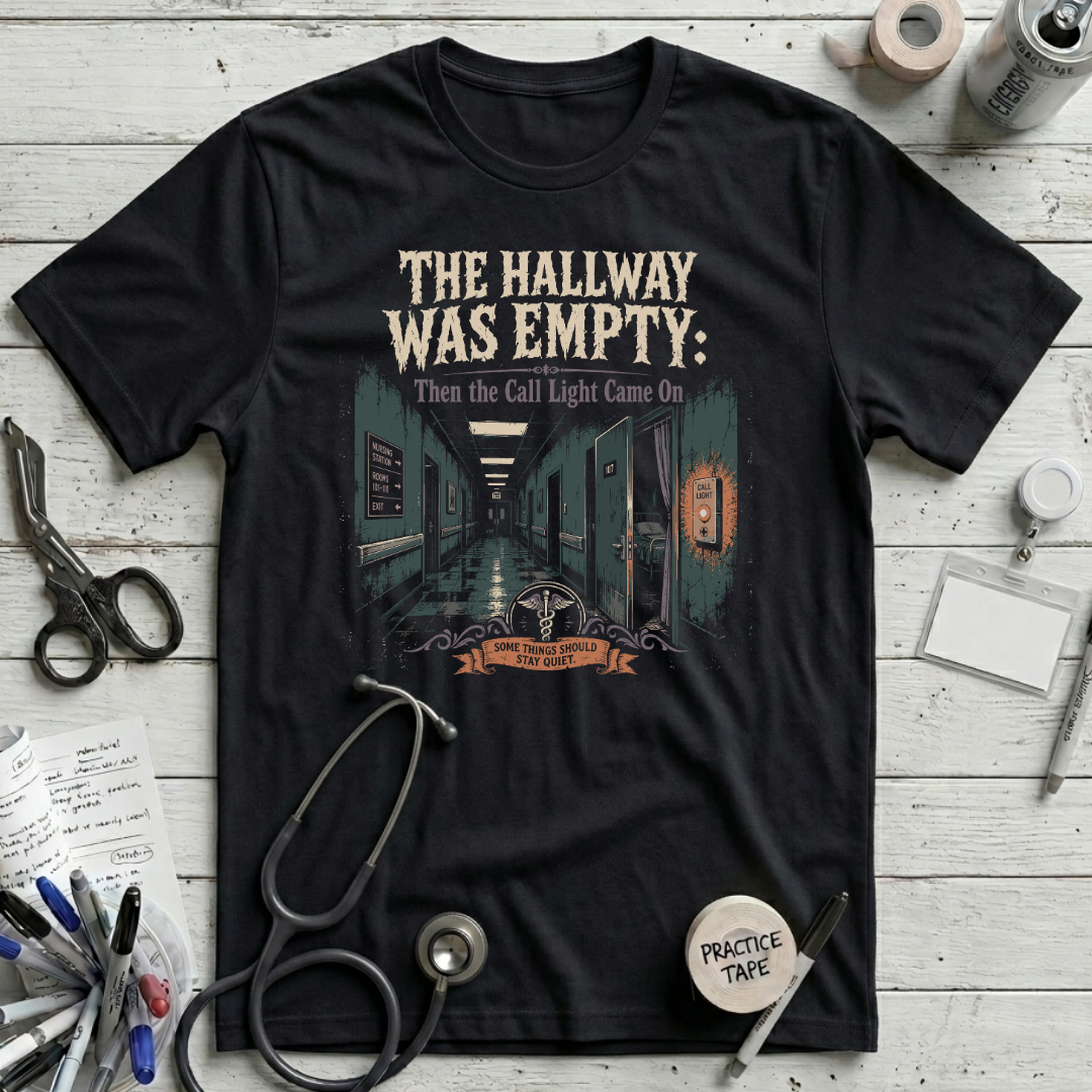 Empty Hallway T-Shirt - Black