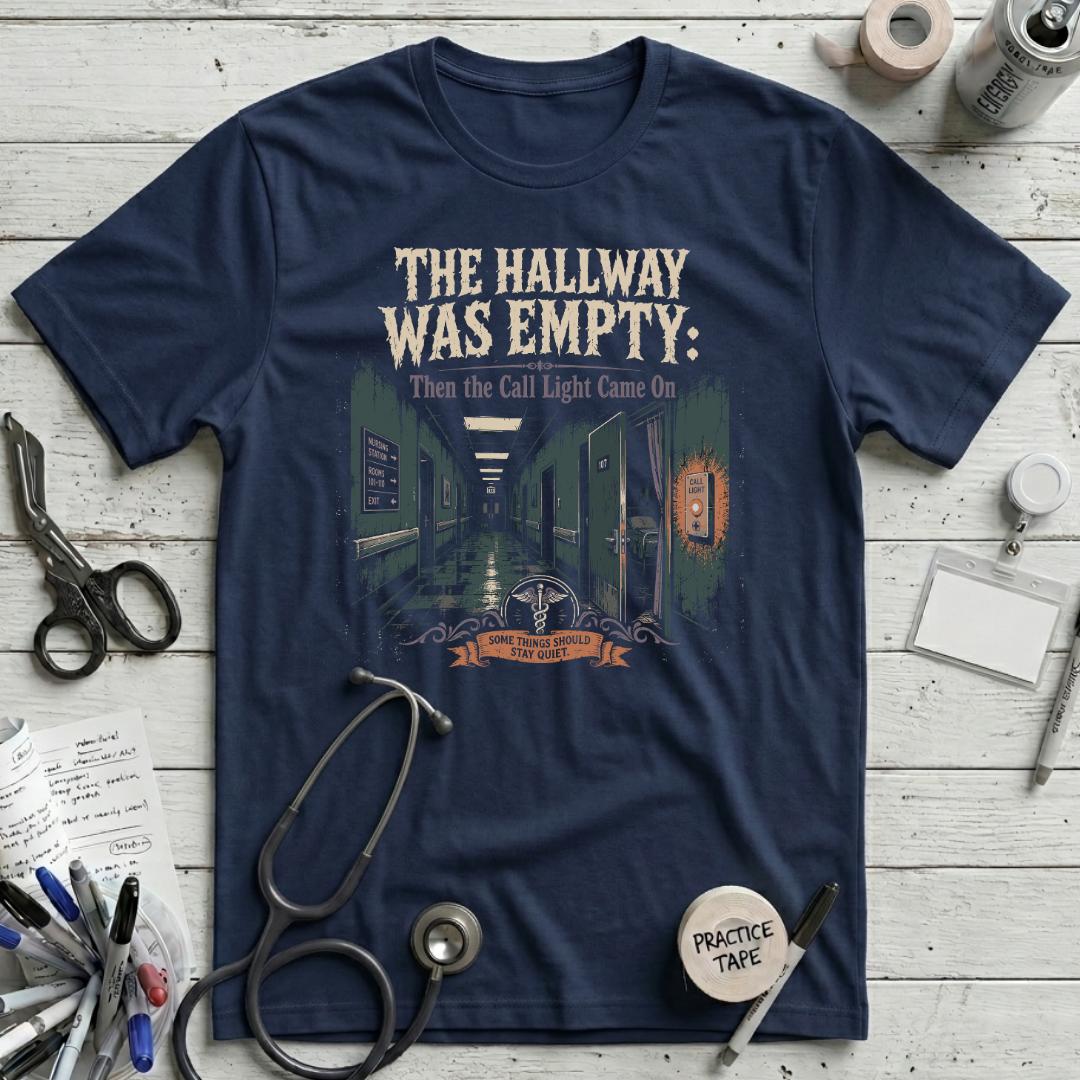 Empty Hallway T-Shirt - Navy