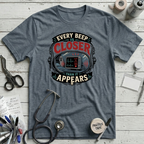 Every Beep Closer T-Shirt - Heather Slate
