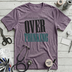 Evidence-Based Overthinking T-Shirt - Heather Purple