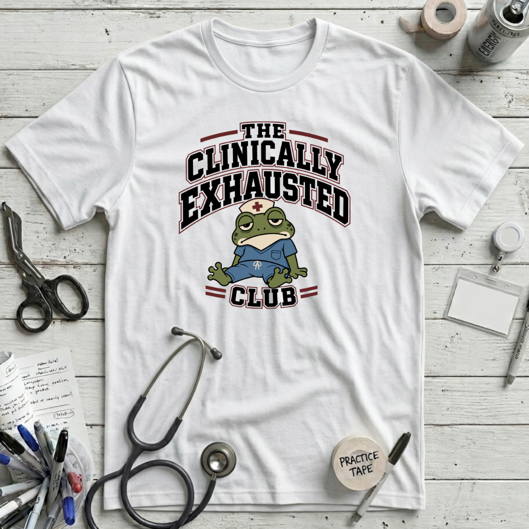 Exhausted Club T-Shirt - White