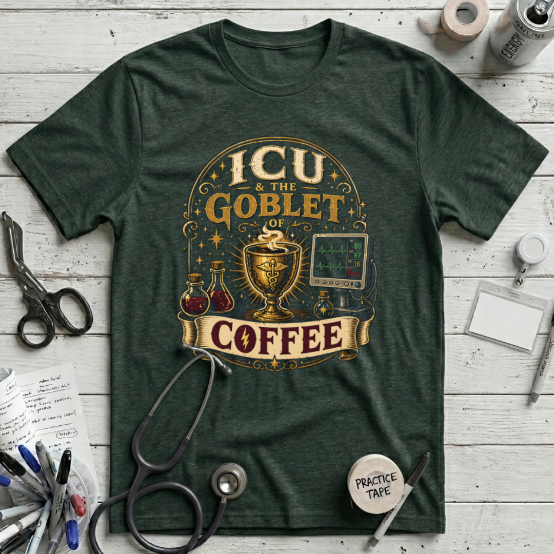 ICU & the Goblet of Coffee T-Shirt