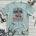 Frequent Flyer T-Shirt - Heather Ice Blue