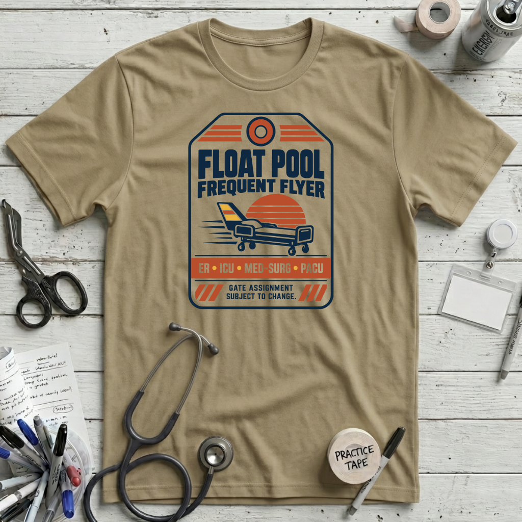 Frequent Flyer T-Shirt - Tan