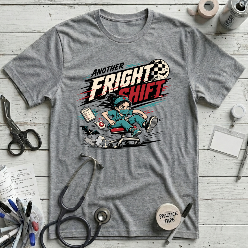Fright Shift T-Shirt - Athletic Heather