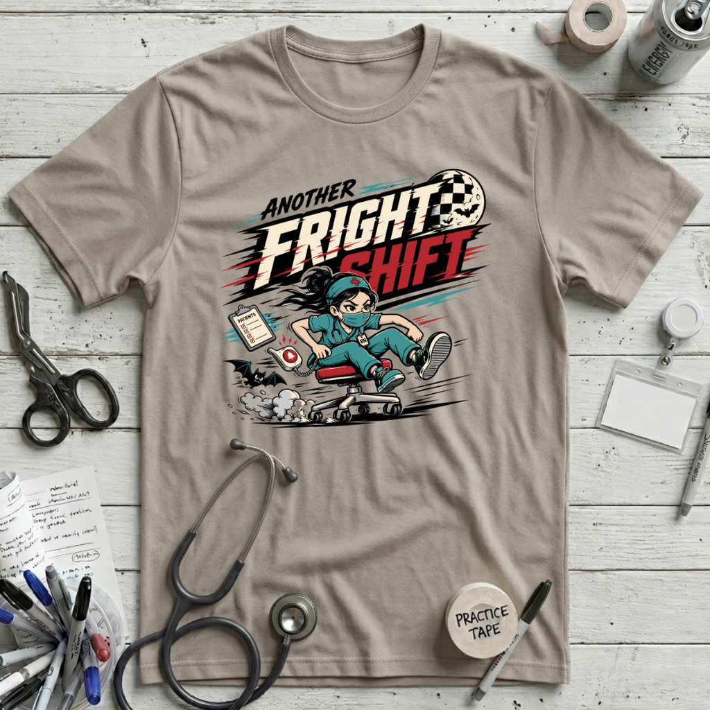 Fright Shift T-Shirt - Heather Dust