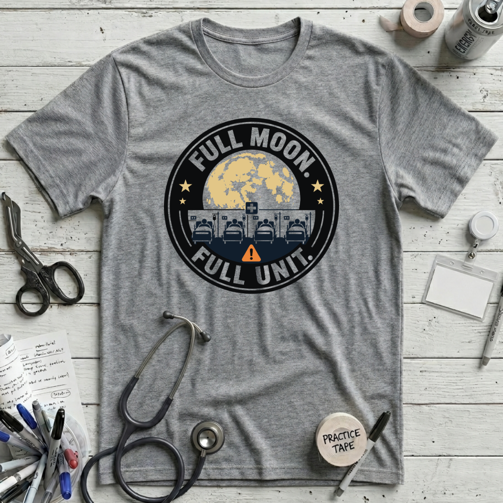 Full Moon T-Shirt - Athletic Heather