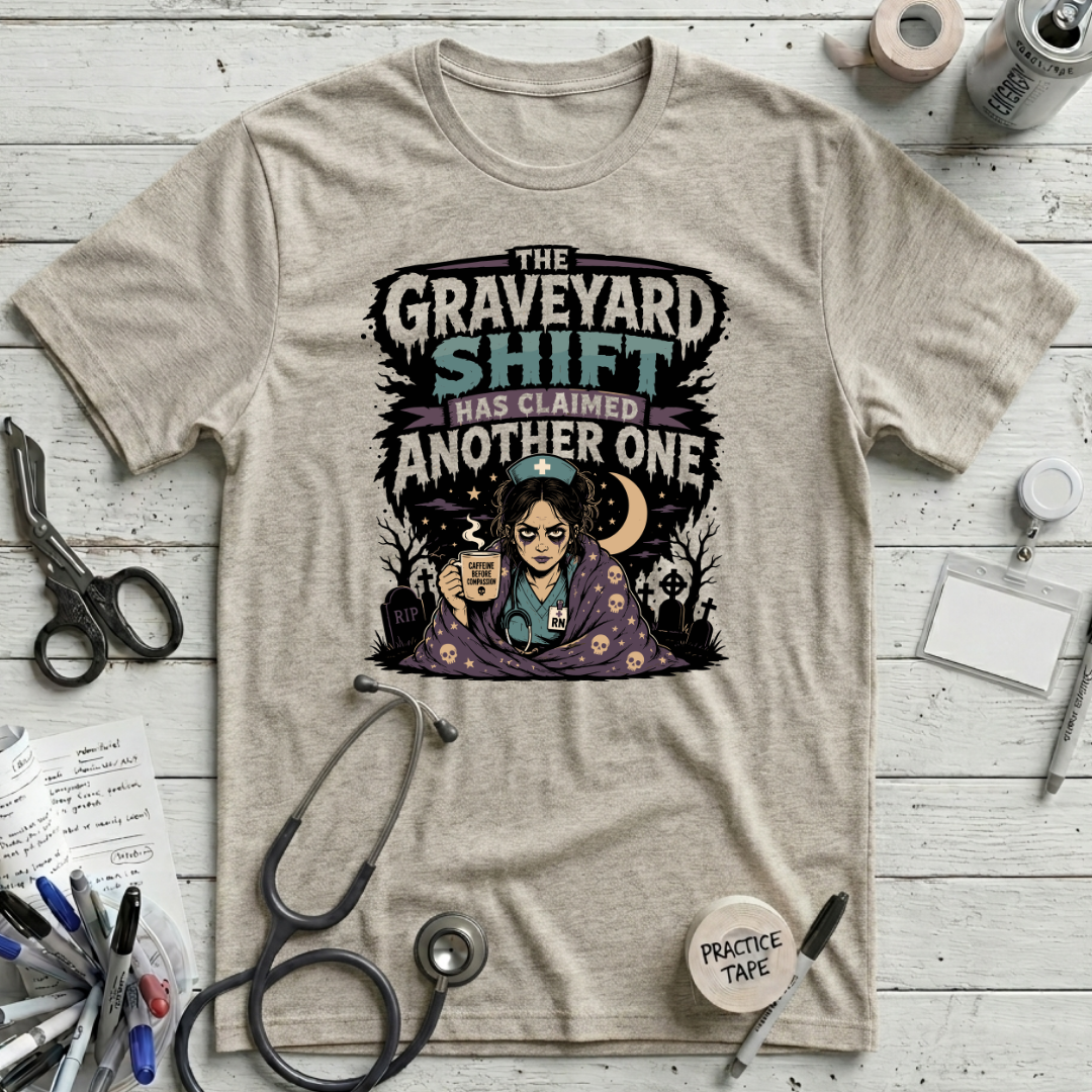 Graveyard Claimed One T-Shirt - Heather Prism Natural