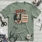 Heart Present T-Shirt - Sage