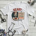 Heart Present T-Shirt - White