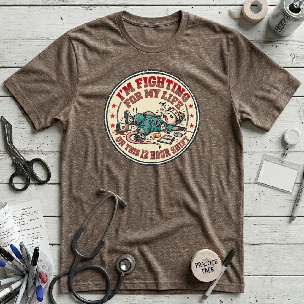 Exhausted Opossum T-Shirt