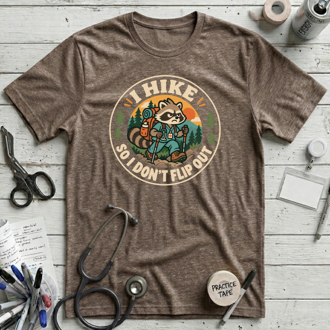 Grouchy Nurse Hiking T-Shirt