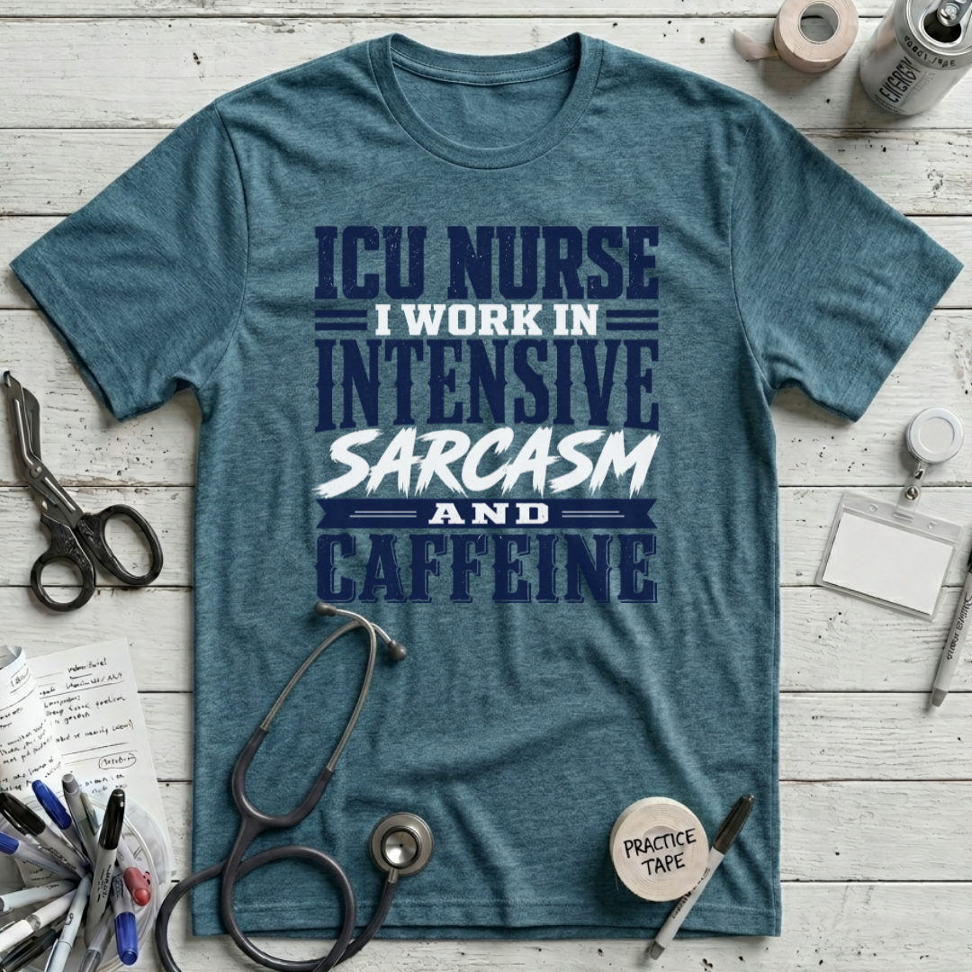 Intensive Sarcasm and Caffeine T-Shirt