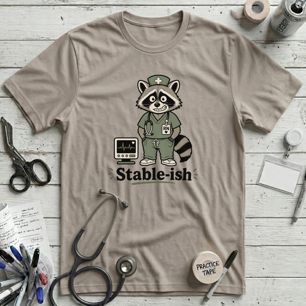 Stable-ish Raccoon T-Shirt