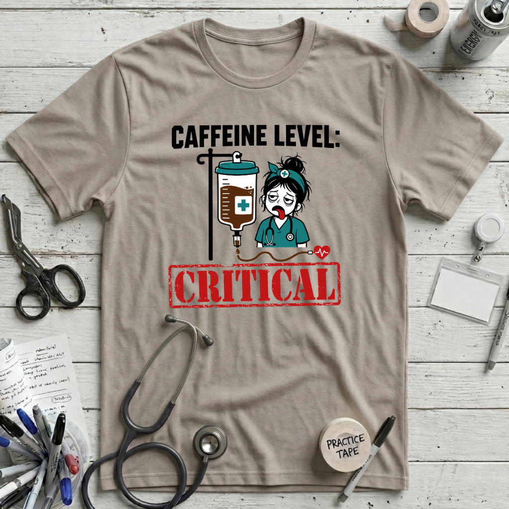Caffeine Level Critical T-Shirt