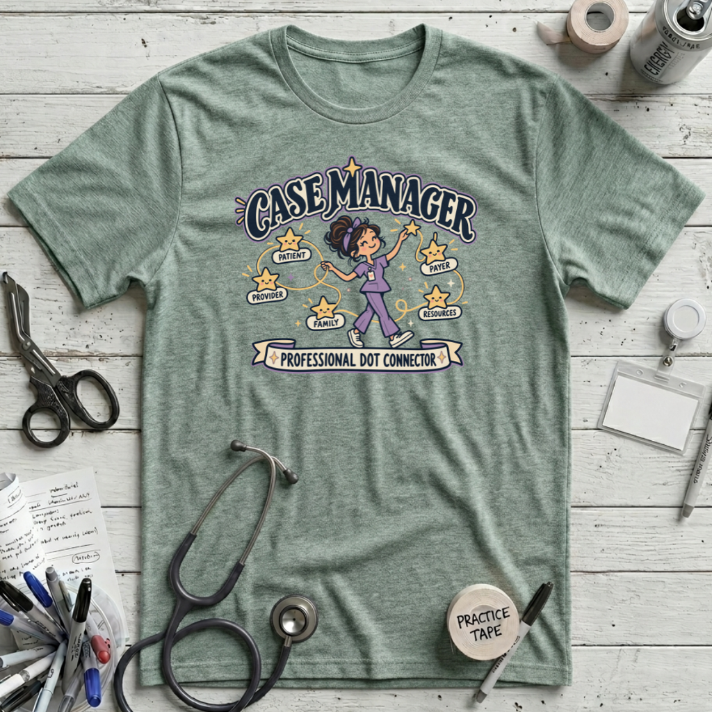 Case Manager Dot Connector T-Shirt
