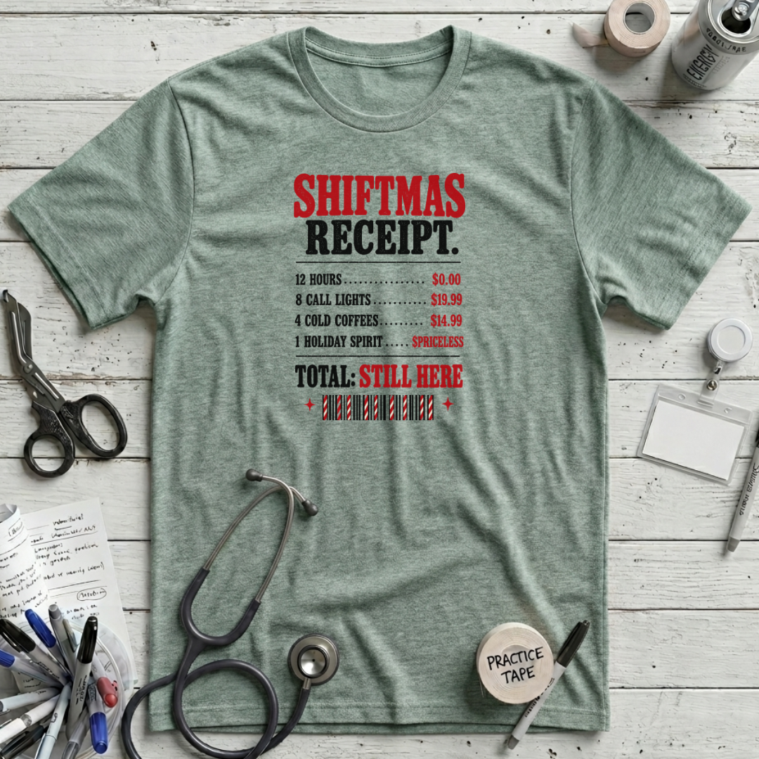 Shiftmas Receipt T-Shirt