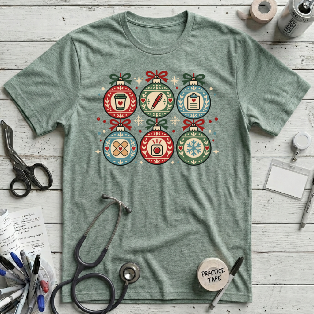 Holiday Nurse Ornament T-Shirt