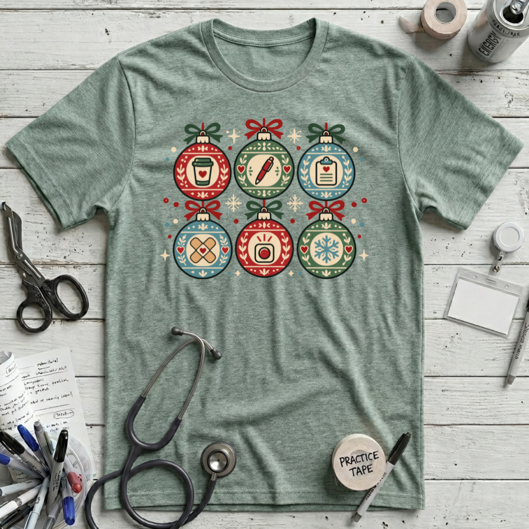 Holiday Nurse Ornament T-Shirt