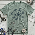 Octopus Nurse - Heather Dusty Blue