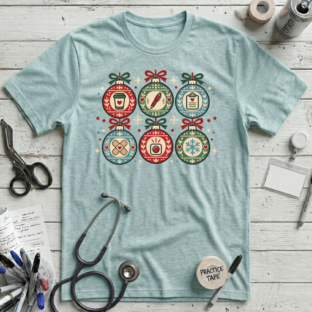 Holiday Nurse Ornament T-Shirt