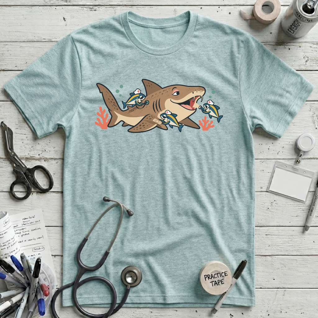 Shark Cleaning Station T-Shirt