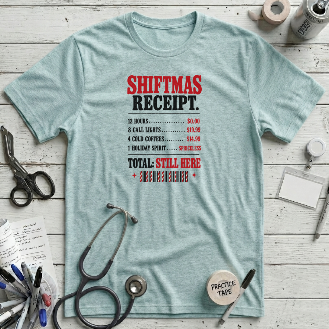 Shiftmas Receipt T-Shirt