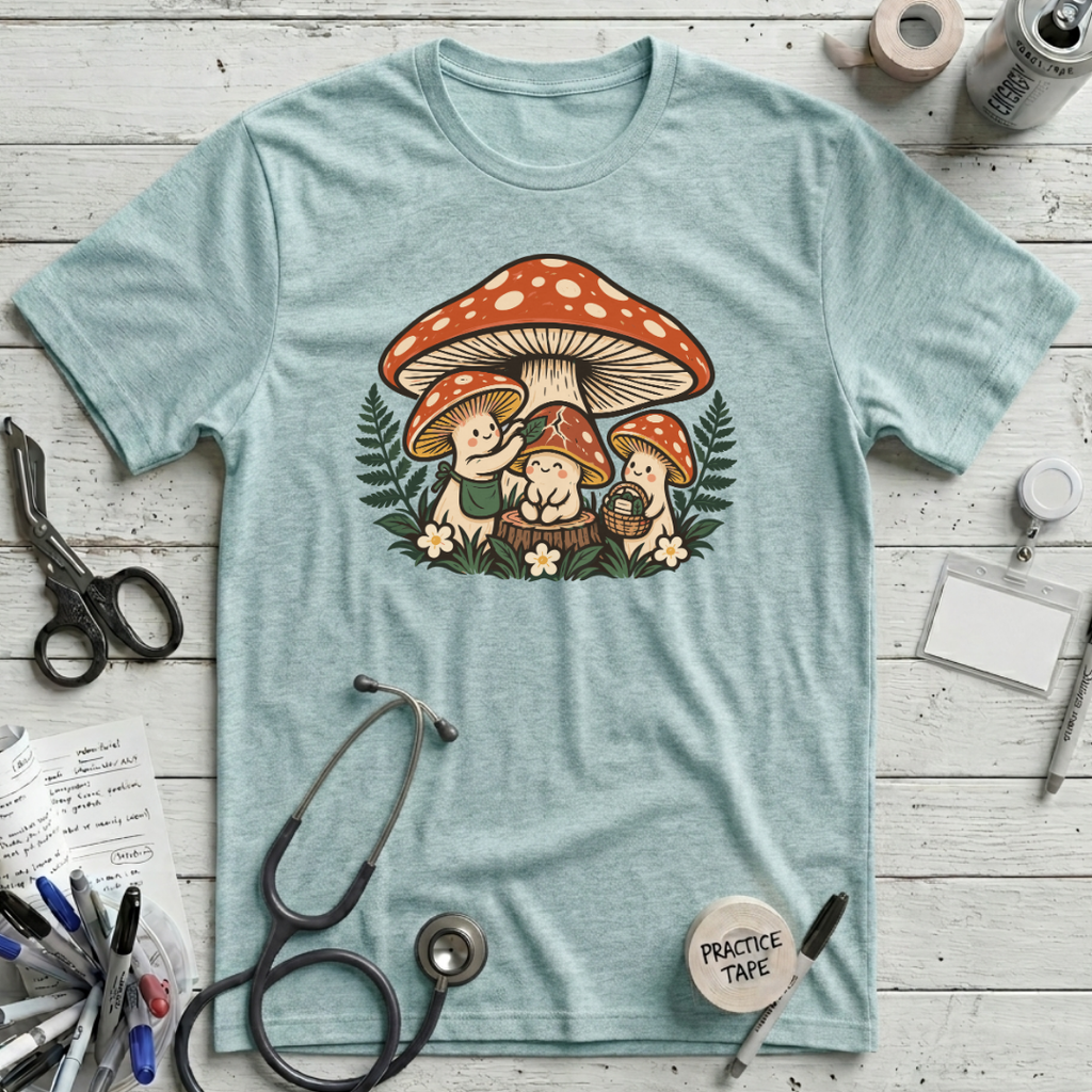 Mushroom Nurse Care T-Shirt