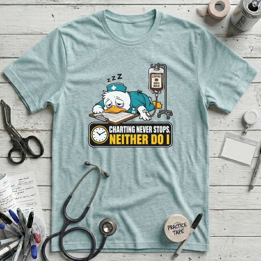 Charting Never Stops T-Shirt