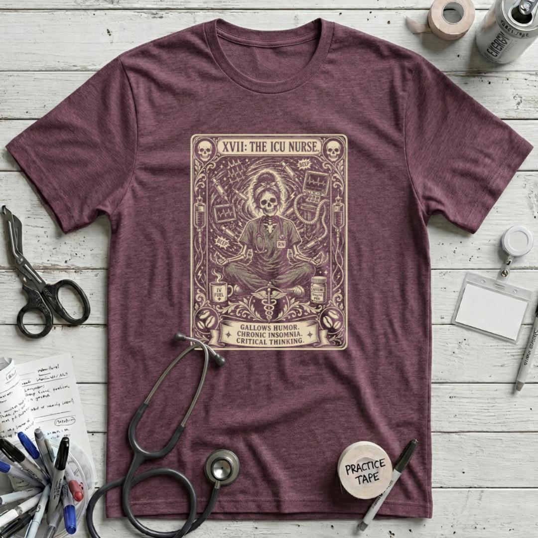The ICU Nurse Card T-Shirt