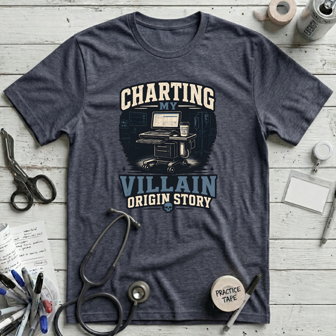 Charting My Villain Story T-Shirt