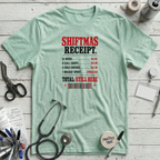 Shiftmas Receipt T-Shirt