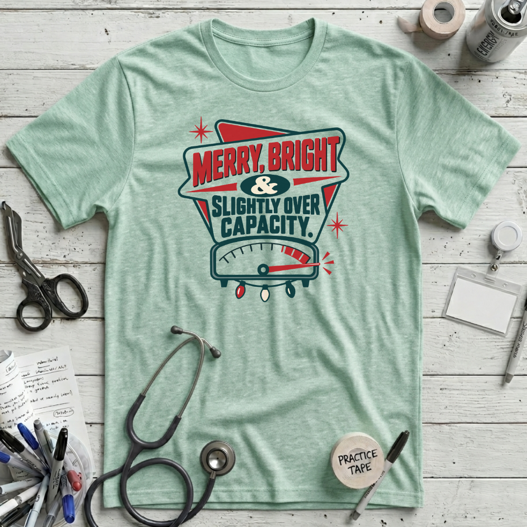 Merry Bright Over Capacity T-Shirt