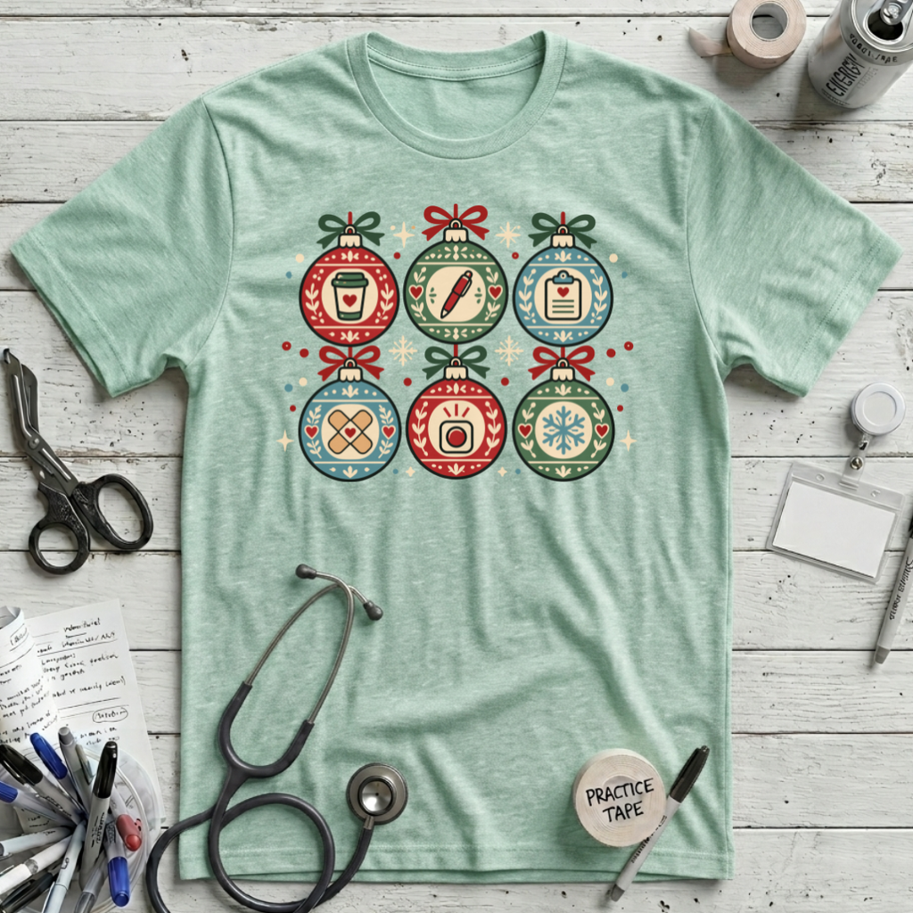 Holiday Nurse Ornament T-Shirt